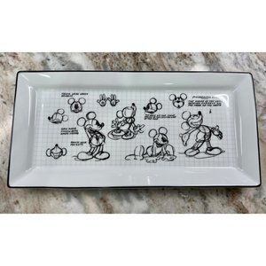 Disney Sketch Book Art Mickey Mouse Kitchen Bath Tray